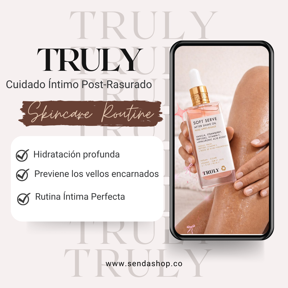 Truly Shave Oil™ | Aceite Post Depilación para Irritación y Vellos Encarnados