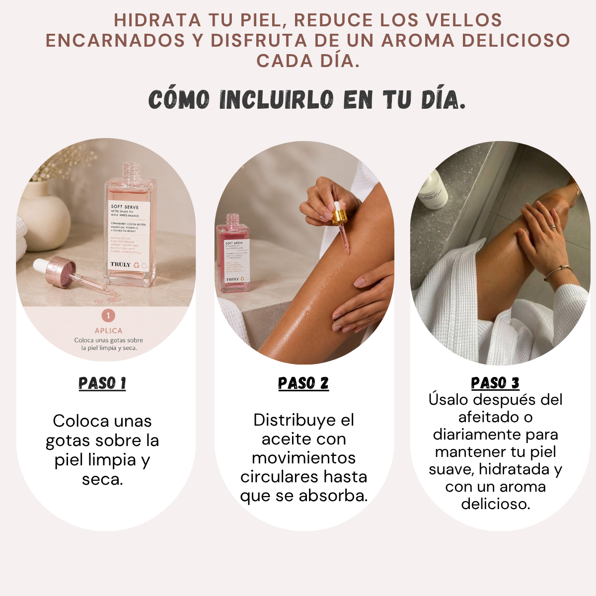 Truly Shave Oil™ | Aceite Post Depilación para Irritación y Vellos Encarnados